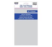 Lot de 110 pochettes pour cartes de qualité supérieure - 120 mm x 210 mm