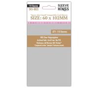 Lot de 110 pochettes pour cartes de qualité supérieure - Space Alert - 60 x 102 mm