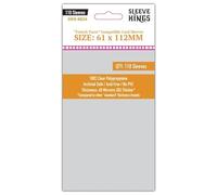 Lot de 110 pochettes pour cartes de tarot français 61 x 112 mm