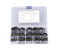 Lot de 110 Rondelle de Joint D' en Métal Joints D'étanchéité Hydrauliques Rondelle D'étanchéité D' Collé avec Boîte D'assortiment M6 M8 M10 M12 M14 M16 M18 M20