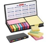 Lot De 1100 Notes Autocollantes,En Polyuréthane,Avec Stylos,Calendrier 2025,Pour Bureau,École,Travail D'équipe,Études