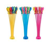 Lot de 111 Bombes à Eau avec Adaptateur de Robinet Remplissage Rapide Auto Fermeture pour Enfants