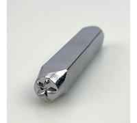 Lot de 112 poinçons en acier au carbone en forme d'étoile pour métal, cuir, bois, artisanat finition chromée