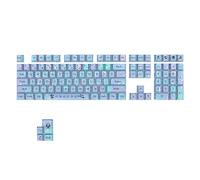 Lot de 112 touches de clavier mécanique de jeu ANSI PBT pour commutateurs MxStructure Diverses dispositions 112 touches thermiques à 5 côtés Convient pour touches mécaniques 61/87/104/108