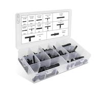 Lot de 113 connecteurs de tubes sous vide pour automobile - Assortiment d'outils - Systèmes d'eau - Systèmes de lavage automobile