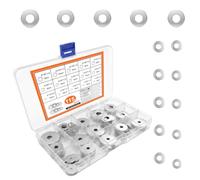 Lot de 115 pièces de rechange en acier inoxydable - 15 tailles différentes - Métal pour M3/M4/M5/M6/M8/M10/M12