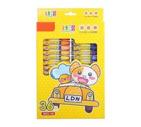 Lot de 12/18/24/36 pastels à l'huile soyeuse pour artistes - Fournitures scolaires - Créer des œuvres d'art cool pour les amateurs de dessin