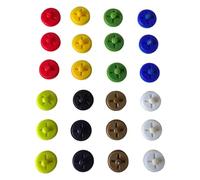 Lot de 12 / 24 aimants pour numéro de départ pour coureurs, supports pour numéro de départ - Supports de course pour bib de course, accessoires de course, planches de support, supports de support pour