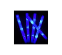 Lot de 12/24 bâtons Lumineux colorés RGB LED en Mousse, Tubes Lumineux for fêtes d'anniversaire, Mariages et Autres Occasions spéciales.(12pcs Blue)