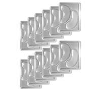 Lot de 12/24 moules à paupières réutilisables en PET transparent | Kit d'outils de beauté pour un usage personnel et la préparation cosmétique