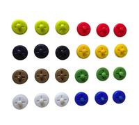 Lot de 12/24 pinces pour numéro de départ pour coureurs | Accessoires de course, bavette, clips de fixation pour danse, ski, patinage, cyclisme, 24 pièces, Voir description, Voir description