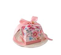 Lot de 12/30 boîtes à bonbons en papier motif floral, idéales for un mariage, anniversaire ou la Saint-Valentin Pour InvitéS - Mariage, BaptêMe(Pink,30pcs)
