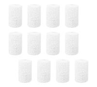 Lot de 12/32 bandes de tissu en maille et ciseaux pratiques pour travaux de sculpture complexes et accessoires d'art décoratif, bandes de gaze pour projet d'art