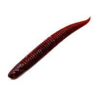 Lot de 12 à 210 leurres de pêche Souples flottants à Queue d'aiguille, ver bionique, appâts artificiels compatibles avec la Perche et Le Poisson Mandarin(Rot,6.8cm 12pcs)