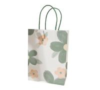 Lot de 12 à 30 sachets Kraft - bonbonnières à imprimé floral pour bonbons, mariages et anniversaires(Style3,12PCS_21X11X27CM)