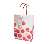 Lot de 12 à 30 sachets Kraft - bonbonnières à imprimé floral pour bonbons, mariages et anniversaires(Style2,12PCS_16X8X22CM)
