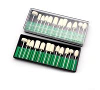 Lot de 12 accessoires pour outils rotatifs en feutre de laine avec tige de 2,35 mm pour meuler, polir et polir - Compatible avec et autres (avec boîte)