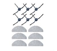 Lot de 12 accessoires pour robot aspirateur avec brosses latérales et serpillères pour Eufy G50 pour Hybrid/L60 pour Hybrid/L60 pour Hybrid SES, pièces de rechange faciles à installer