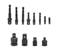 Lot de 12 adaptateurs hexagonaux pour douilles - Outil de réparation automobile de qualité supérieure pour des performances stables dans la réparation et les accessoires d'outils électriques