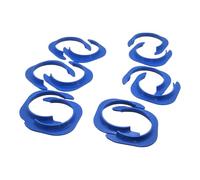 Lot de 12 Adaptateurs pour Pots La Laitière - Compatibles Yaourtière SEB Multidélices (Bleu)