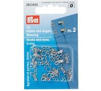 Lot de 12 Agrafes et oeillets pour pantalons, jupes et lingerie taille 1 à 3 - Prym(...) - Taille 2 Taille 2 G