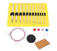 Lot de 12 aiguilles à tricoter circulaires interchangeables, crochets de 3 à 10 mm, crochets multifonctionnels, fournitures de couture pour travaux manuels à domicile