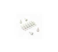 Lot de 12 aimants en Forme de quille Blanche pour Bureau et réfrigérateur (2,2 cm de diamètre x 33/40,6 cm de Haut)