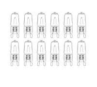 Lot de 12 ampoules halogènes G9 28W Intensité variable 370 lm Blanc chaud 2800 K Cuisine, lustres, lampes d'armoire, lampes de paysage