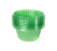 Lot de 12 anneaux de protection contre les escargots - Diamètre : 20 cm - Collerette anti-limaces transparente en plastique recyclé - Répulsif efficace pour potager, parterre surélevé et jardin