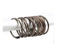 Lot de 12 anneaux pour rideaux de douche RINGO SMALL Cuivré Spirella