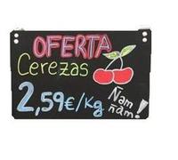 Lot de 12 ardoises pour fruits et légumes.