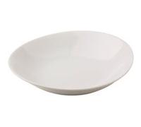 lot de 12 assiettes creuses ovales eo porcelaine l210 x lg195 mm G
