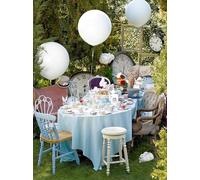 Lot De 12 Assiettes En Papier Jetables (17 Cm) Thème Alice Au Pays Des Merveilles Tea Party Le Chapelier Fou Décoration Fête D'anniversaire,Célébration Baby Shower