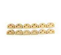 Lot de 12 attaches de cordes de guitare à 3 trous pour la réparation du guide de fixation