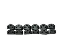 Lot de 12 attaches de cordes de guitare à 3 trous pour la réparation du guide de fixation
