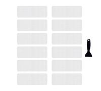 Lot de 12 autocollants antidérapants imperméables et flexibles pour | Bandes de sécurité adhésives puissantes pour sol de salle de bain, carrelage, escaliers, piscine, étal, évier, toilettes