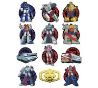 Lot de 12 badges Transformers Mystery CDU - Coffret complet CDU avec 12 boîtes aveugles - Cadeau officiel de collection pour les fans