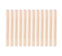 Lot de 12 baguettes de rythme en bois pour musique et rythme, instrument de percussion, pour la musique, les fêtes, l'éducation musicale