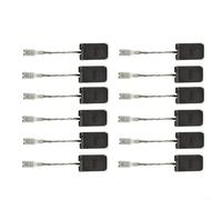 Lot de 12 balais de charbon de moteur 5 x 10 x 17 mm pour meuleuses d'angle Bosch GWS 1000 1100 1400 1500 Series Pièces de réparation et d'entretien