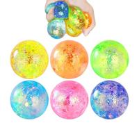 Lot de 12 balles anti-stress, anti-stress, pour enfants et adultes, balles anti-stress, balles à presser et balle à presser pour les exercices de massage, l'entraînement de l'autisme, jouets