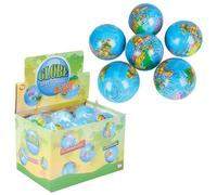 Lot de 12 balles anti-stress en forme de globe terrestre pour soulager le stress et l'anxi t Plan te Terre 7,6 cm