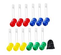 Lot de 12 Balles D'échelle pour Activités Intérieures et Extérieures dans Le Jardin