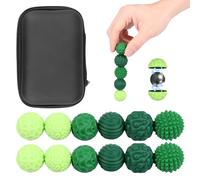 Lot de 12 balles magnétiques - Jouet sensoriel avec textures - Balle créative à tension magnétique portable - Jouet sensoriel portable pour soulager le stress - Mallette de transport pour adolescents