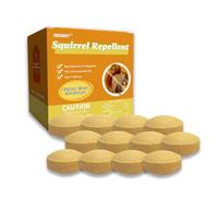 Lot de 12 balles répulsives pour écureuils pour extérieur et grenier - Dissuasion des tamas et des rongeurs avec protection durable de 30 à 60 jours, sans danger pour les animaux domestiques/humains