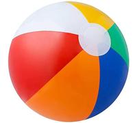 Lot de 12 ballons de plage gonflables de 40,6 cm aux couleurs de l'arc-en-ciel