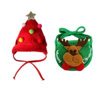 Lot de 12 bandanas pour chiens « Joyeux Noël », pour Noël et Halloween.