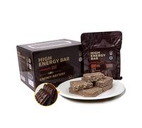 Lot de 12 barres de ration alimentaire d'urgence, saveur chocolat, onglets de survie pour camping, urgence, tempête de neige, tremblements de terre, catastrophes avec longue durée de vie