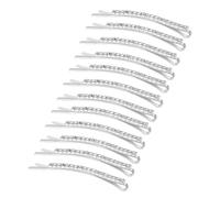 Lot de 12 barrettes à cheveux décoratives en strass pour mariée et fête