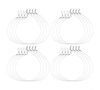 Lot de 12 bas de ligne en fluorocarbone avec des forces de 9 kg à 36,3 kg, parfaits pour la pêche sous-marine et sensible (45,7 à 20,4 kg)