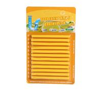 Lot de 12 bâtonnets de débouchage avec désodorisant - Nettoyant enzymatique pour WC - Barre de nettoyage des canalisations - Élimine efficacement les bouchons - Pour baignoire, pipeline, cuisine